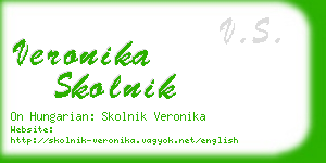 veronika skolnik business card